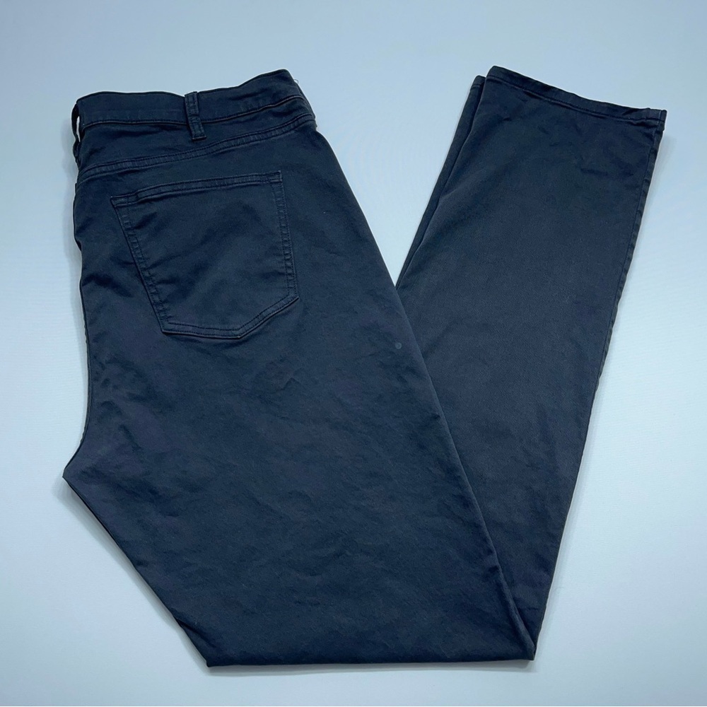 FLINT AND TINDER Slim Fit Pants Mens 38x34 Dark Gray 5 Pocket Preppy Huckberry
